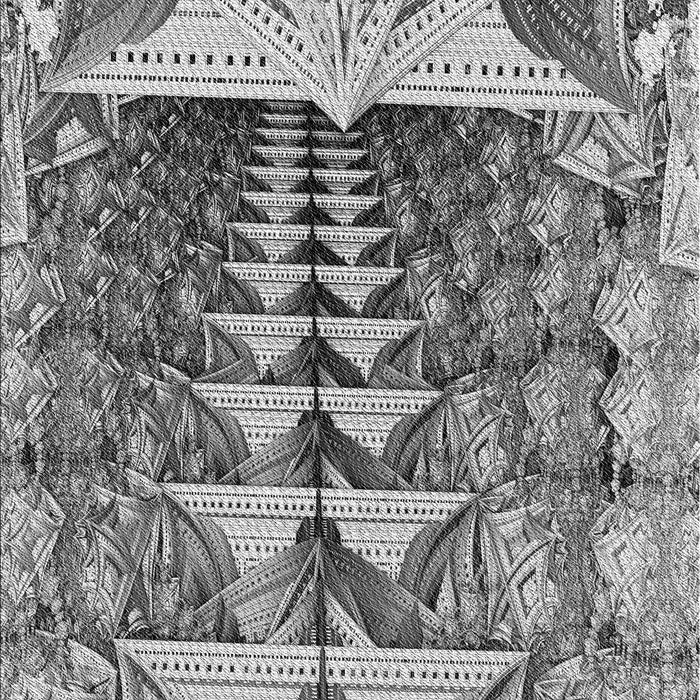 Patterned Silver Gray Rug, pat1661gry