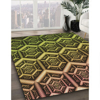 Patterned Milk Chocolate Brown Rug, pat1662brn