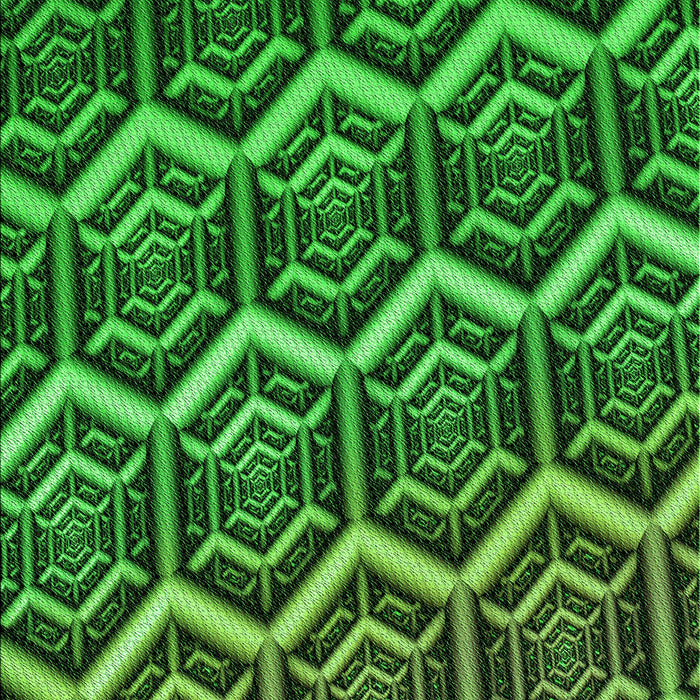 Patterned Deep Emerald Green Rug, pat1662grn