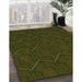 Patterned Midnight Gray Rug in Family Room, pat1663grn
