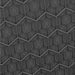 Round Patterned Charcoal Black Rug, pat1663gry