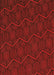 Patterned Tomato Red Rug, pat1663org