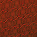 Round Patterned Tomato Red Rug, pat1663yw
