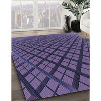 Patterned Blue Rug, pat1664blu