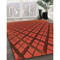 Patterned Red Rug, pat1664org