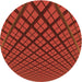 Square Patterned Red Rug, pat1664org