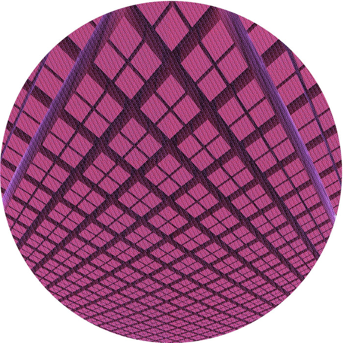 Square Patterned Magenta Pink Rug, pat1664pur