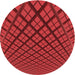 Square Patterned Red Rug, pat1664rd