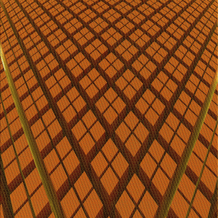 Patterned Orange Red Orange Rug, pat1664yw