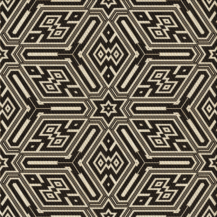 Round Patterned Light French Beige Brown Rug, pat1665brn