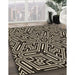 Machine Washable Transitional Light French Beige Brown Rug in a Family Room, wshpat1665brn