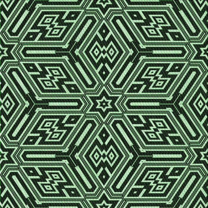 Round Machine Washable Transitional Black Rug, wshpat1665grn