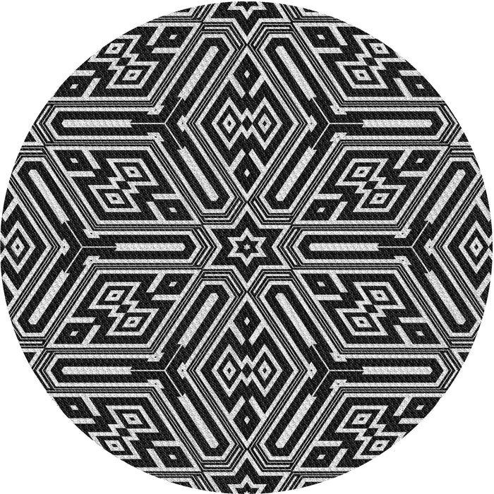 Square Patterned Cloud Gray Rug, pat1665gry
