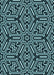 Machine Washable Transitional Deep Teal Green Rug, wshpat1665lblu