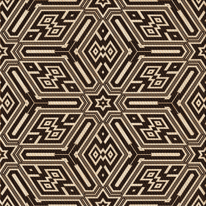 Round Machine Washable Transitional Black Brown Rug, wshpat1665org