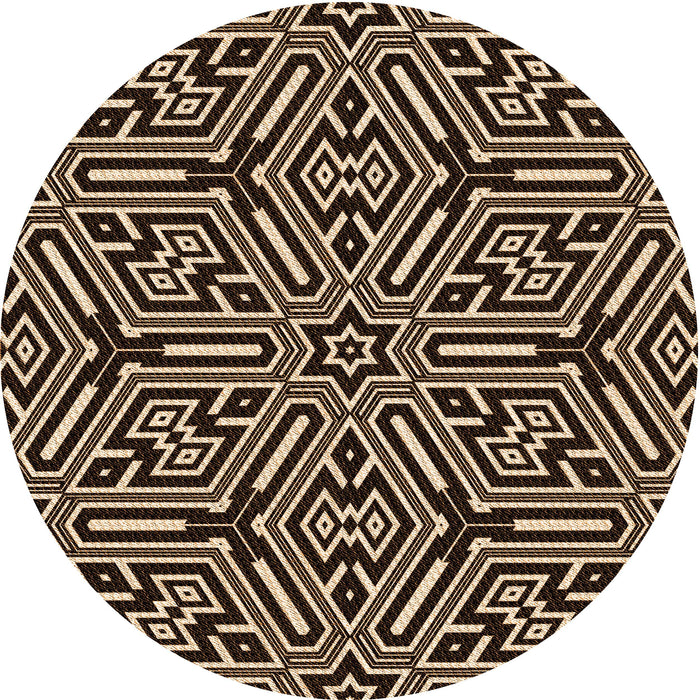 Square Machine Washable Transitional Black Brown Rug in a Living Room, wshpat1665org