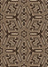 Patterned Black Brown Rug, pat1665org