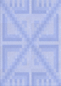 Machine Washable Transitional Sky Blue Rug, wshpat1666blu