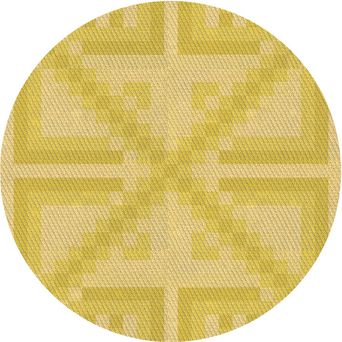 Square Machine Washable Transitional Bold Yellow Rug in a Living Room, wshpat1666org