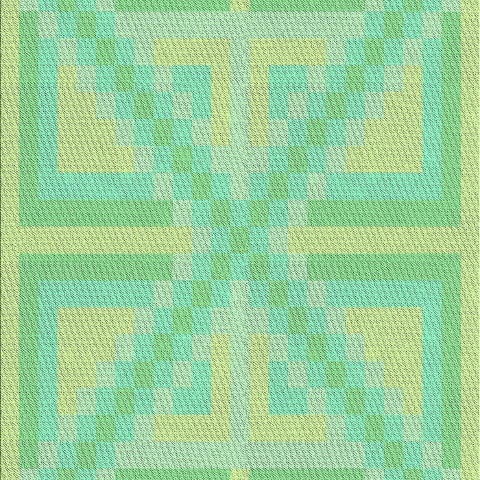 Machine Washable Transitional Green Rug, wshpat1666