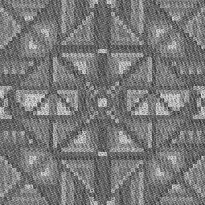 Round Patterned Gray Rug, pat1667gry