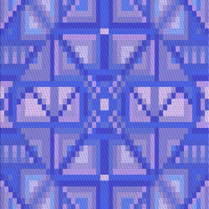 Machine Washable Transitional Purple Mimosa Purple Rug, wshpat1667pur