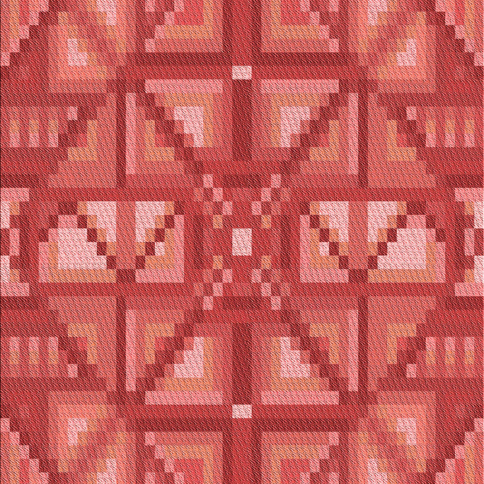 Patterned Red Rug, pat1667rd