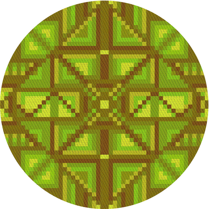 Square Machine Washable Transitional Pistachio Green Rug in a Living Room, wshpat1667yw