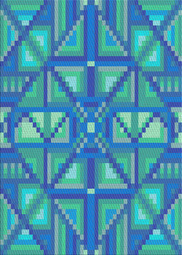 Machine Washable Transitional Turquoise Green Rug, wshpat1667