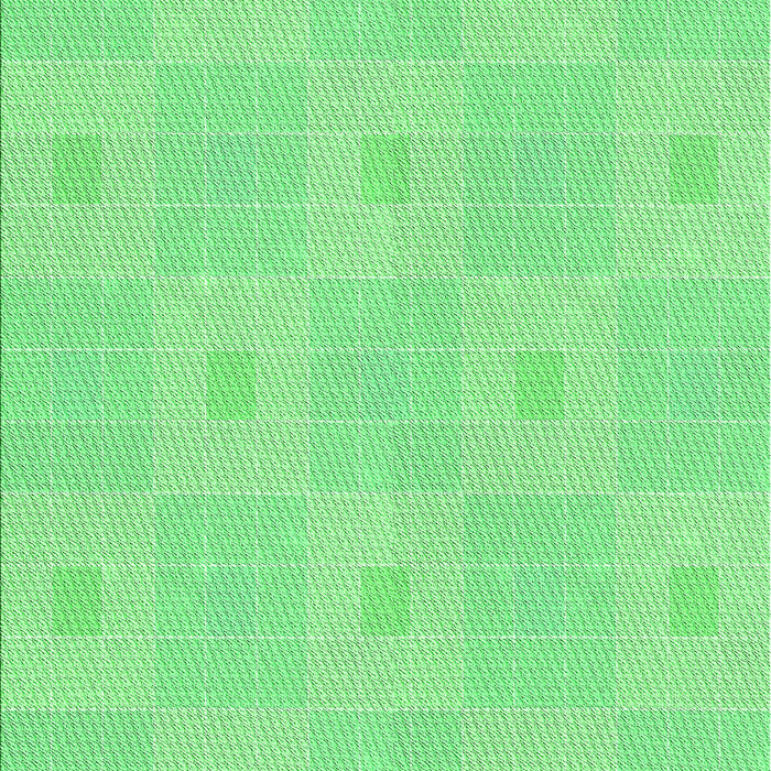 Machine Washable Transitional Green Rug, wshpat1668grn