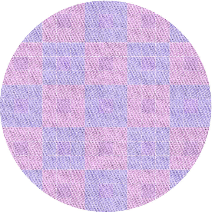 Square Machine Washable Transitional Blossom Pink Rug in a Living Room, wshpat1668pur