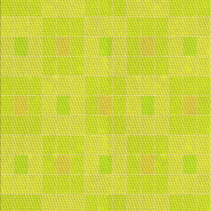 Patterned Neon Yellow Green Rug, pat1668yw