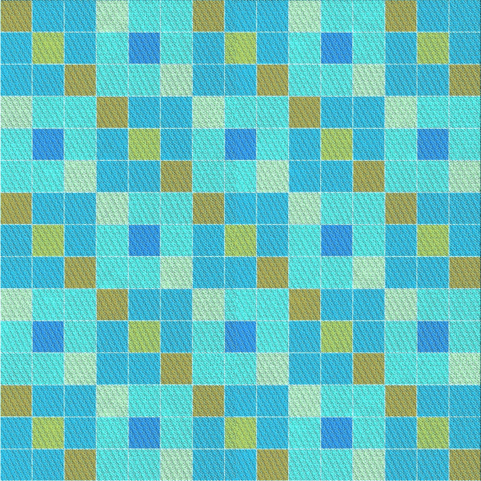 Round Machine Washable Transitional Bright Turquoise Blue Rug, wshpat1669lblu