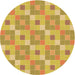 Square Machine Washable Transitional Bright Gold Yellow Rug in a Living Room, wshpat1669org