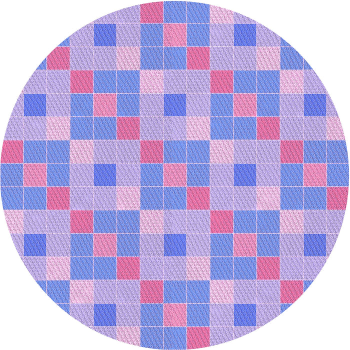 Square Machine Washable Transitional Medium Purple Rug in a Living Room, wshpat1669pur