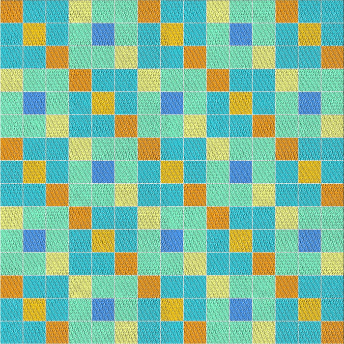 Sideview of Patterned Green Abstract Machine Washable Rug, wshpat1669