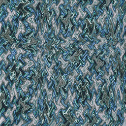 Square Patterned Deep-Sea Blue Novelty Rug, pat166