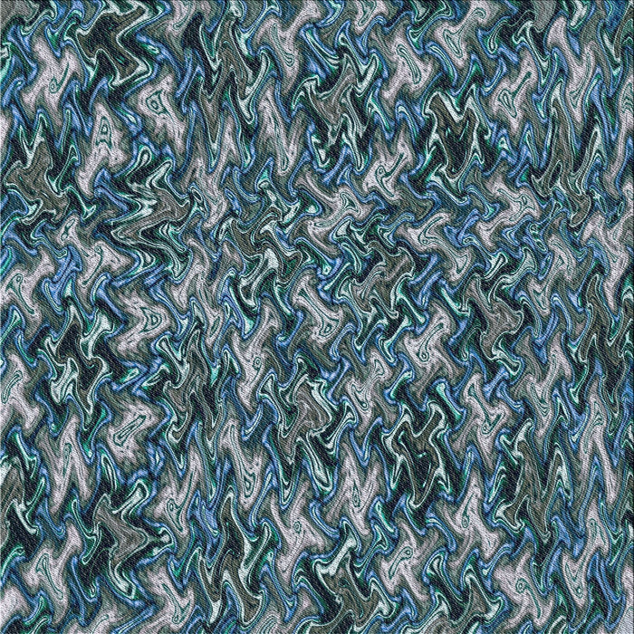 Sideview of Machine Washable Transitional Deep-Sea Blue Rug, wshpat166