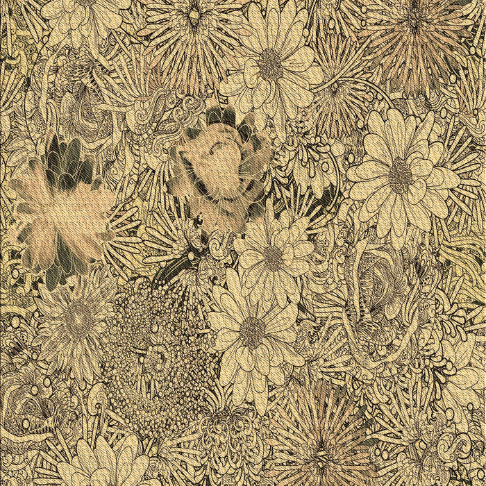 Patterned Red Brown Rug, pat167brn