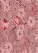 Patterned Pastel Pink Rug, pat167rd