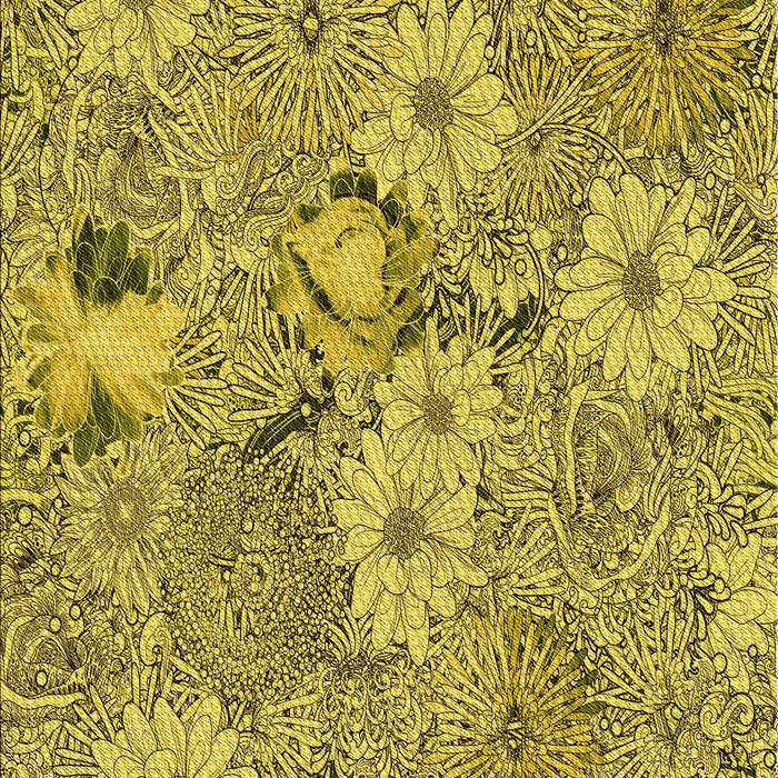 Patterned Oak Brown Rug, pat167yw