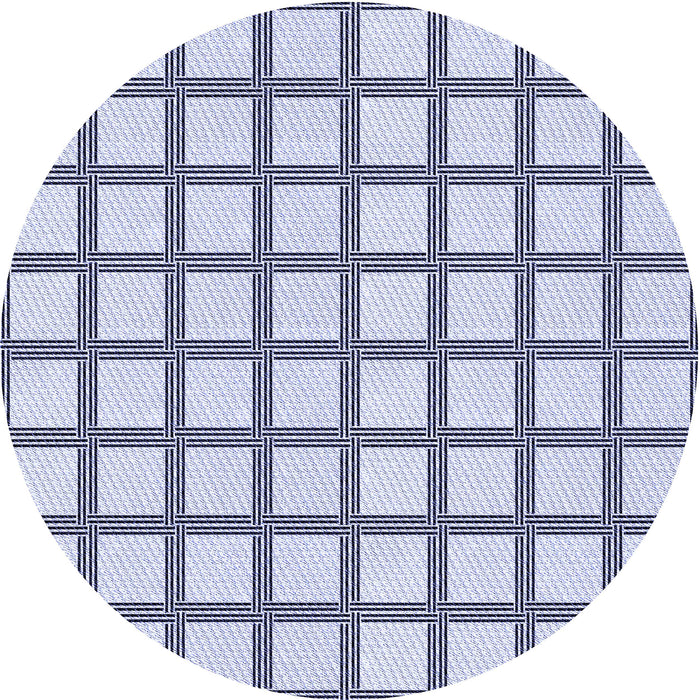 Square Machine Washable Transitional Lavender Blue Rug in a Living Room, wshpat1670blu