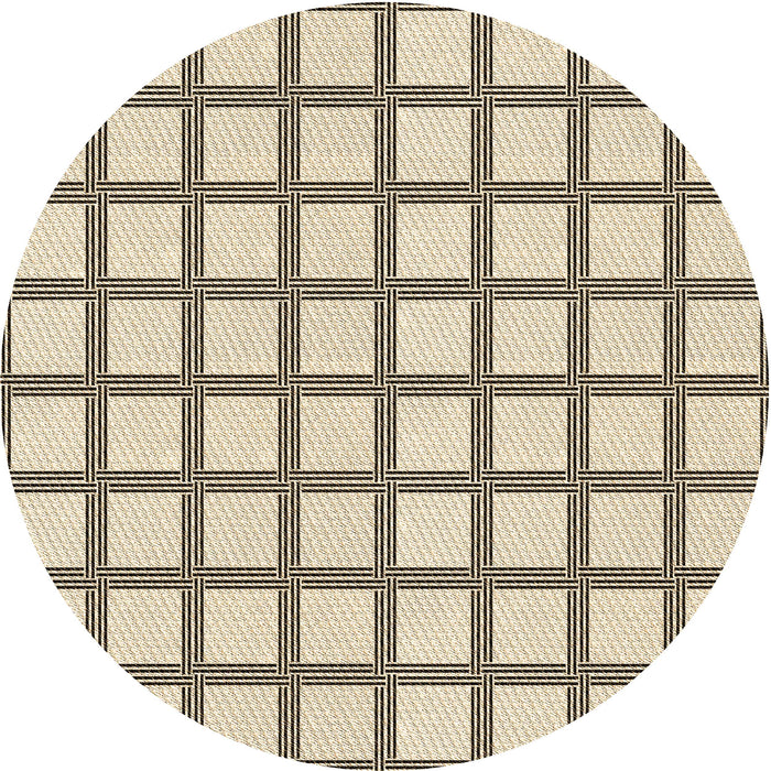 Square Machine Washable Transitional Wheat Beige Rug in a Living Room, wshpat1670brn