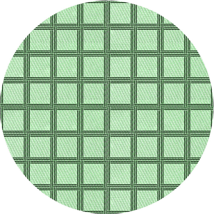 Square Machine Washable Transitional Mint Green Rug in a Living Room, wshpat1670grn