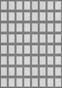 Machine Washable Transitional Platinum Gray Rug, wshpat1670gry