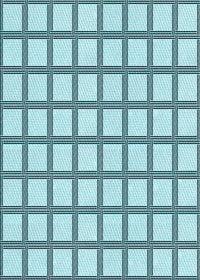 Machine Washable Transitional Deep-Sea Green Rug, wshpat1670lblu