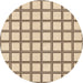 Square Machine Washable Transitional Dark Gold Brown Rug in a Living Room, wshpat1670org