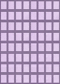 Machine Washable Transitional Purple Flower Purple Rug, wshpat1670pur