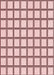 Machine Washable Transitional Light Rose Pink Rug, wshpat1670rd