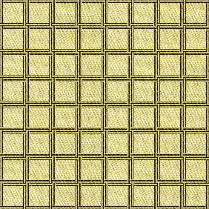 Round Machine Washable Transitional Harvest Gold Rug, wshpat1670yw